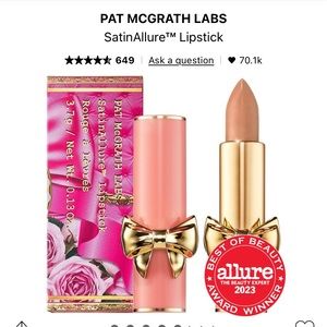 Pat McGrath Labs SatinAllure lipstick in Nude Fantasia, new in box